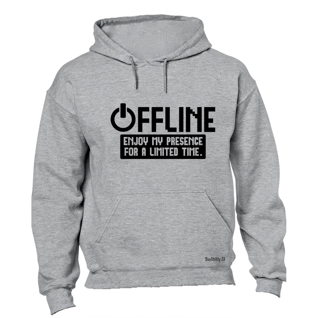 Offline - Enjoy My Presence - Hoodie - BuyAbility South Africa