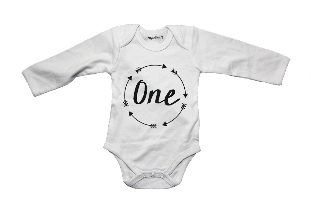 One - Circular Design - Baby Grow