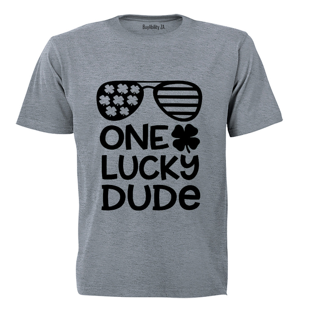 One Lucky Dude - St. Patrick's Day - Kids T-Shirt