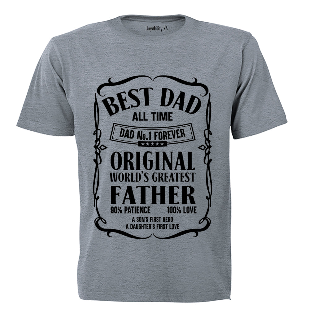 Original World's Greatest Father - Adults - T-Shirt