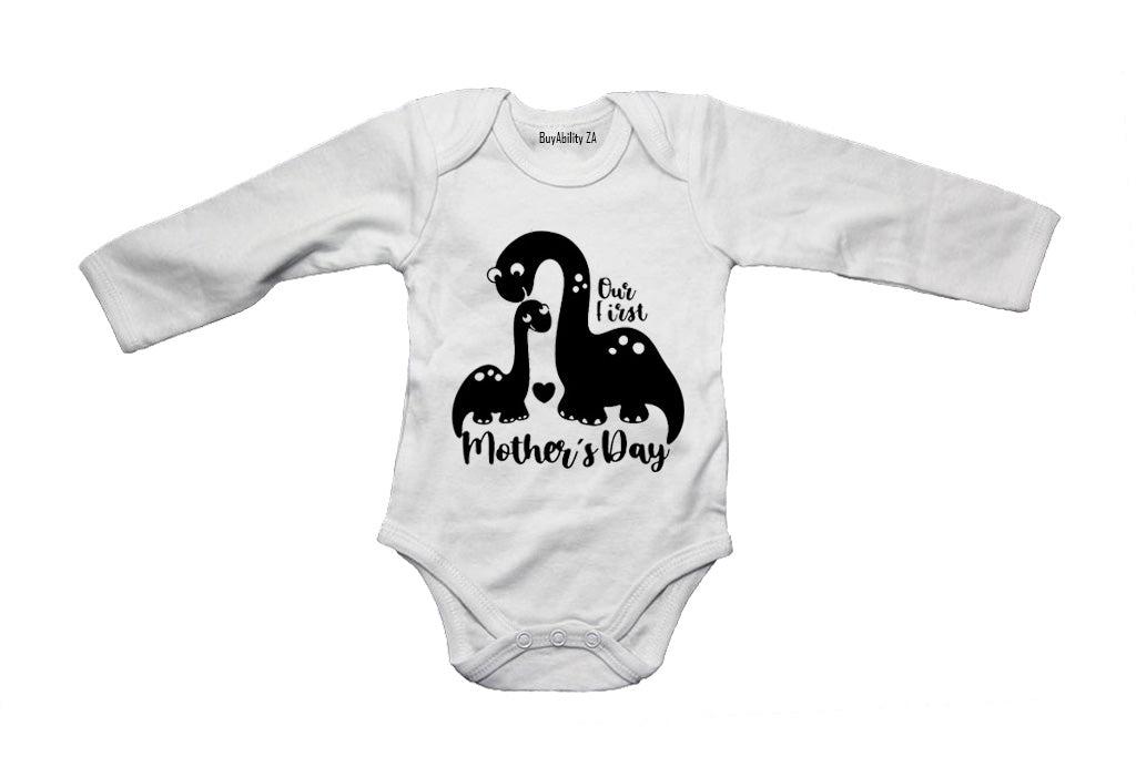 Our First Mothers Day - Dino - Baby Grow