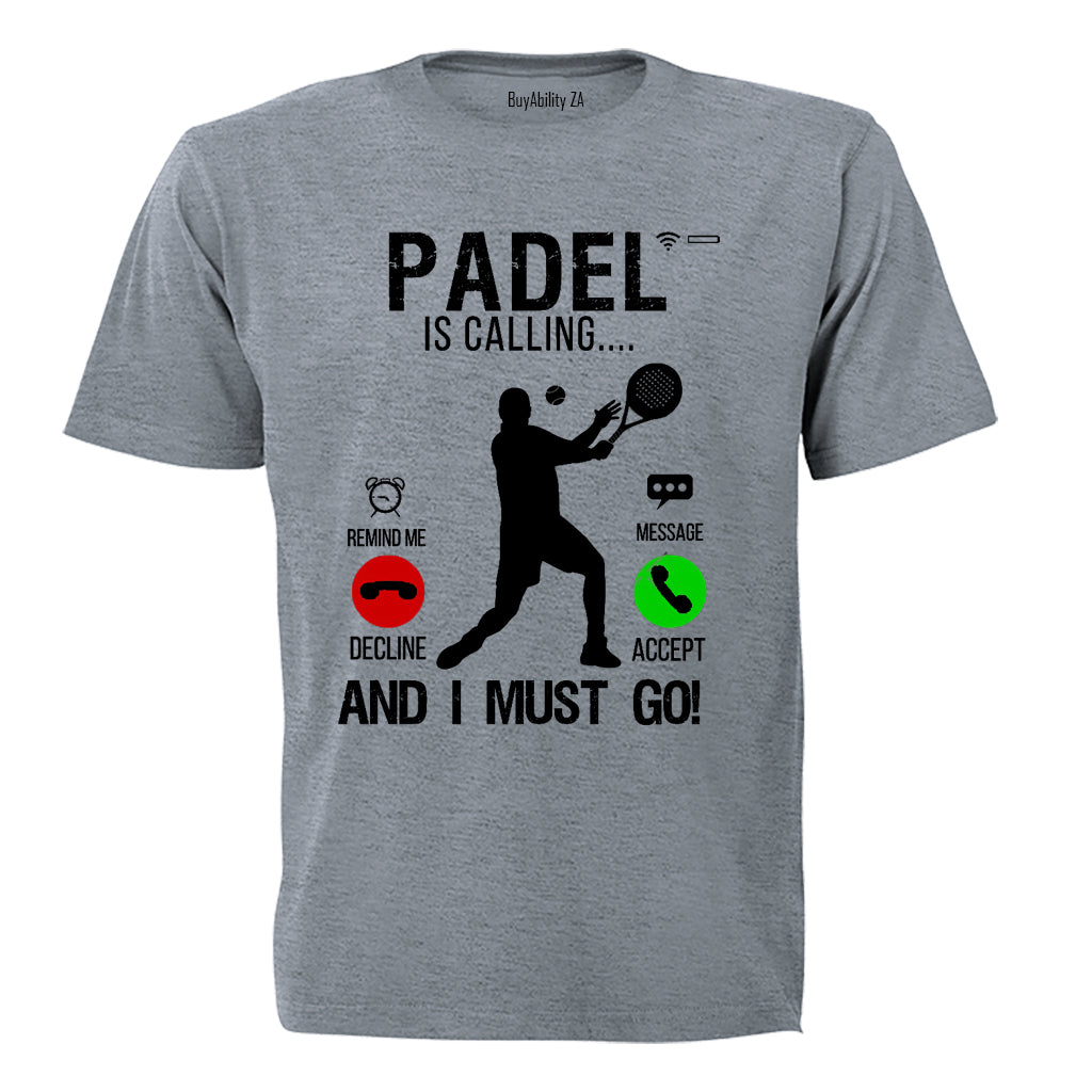 Padel is Calling - Adults - T-Shirt - BuyAbility South Africa