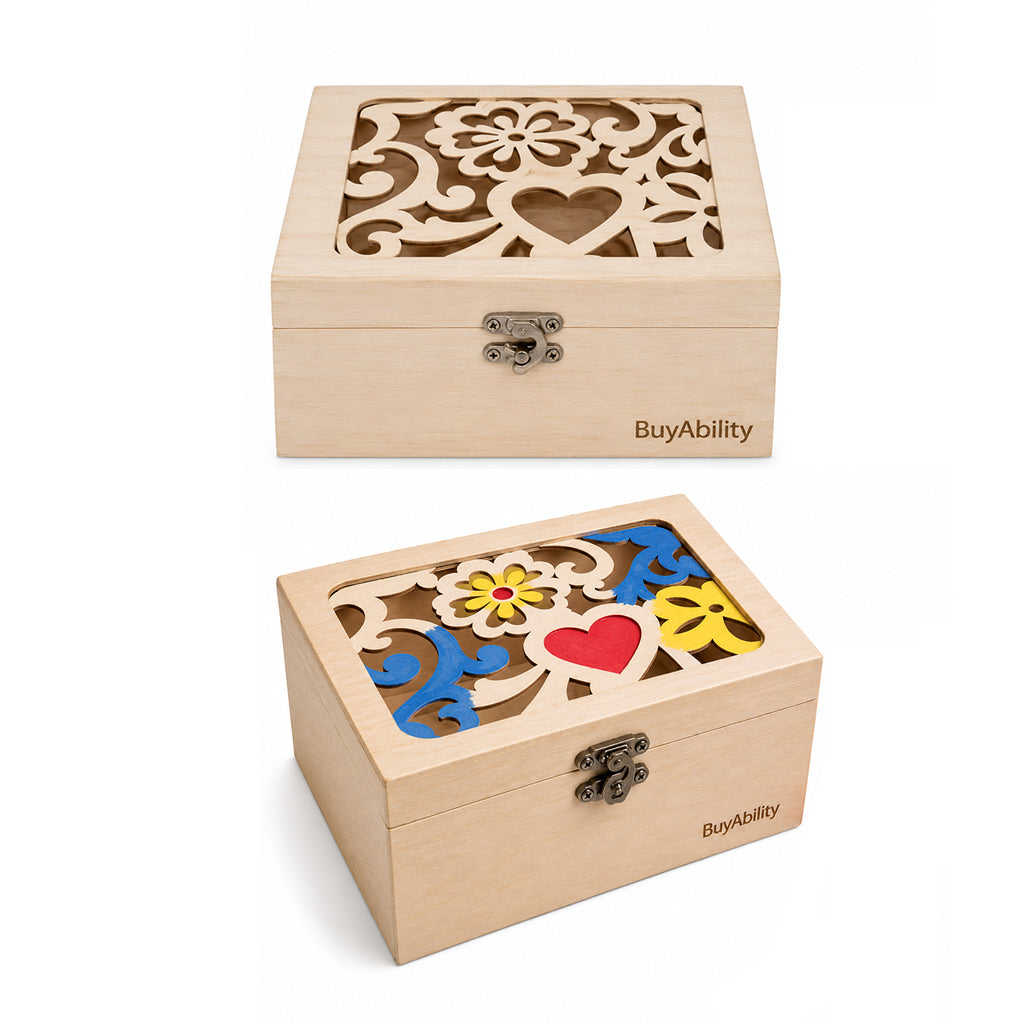 Paint & Create Wooden Keepsake Box