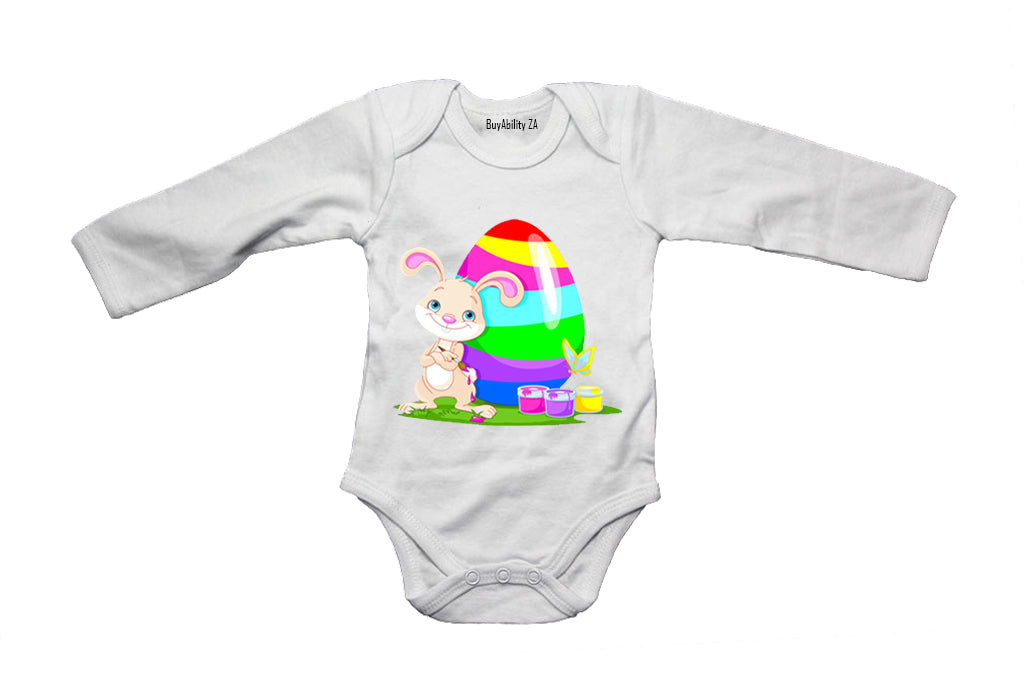 Painter Easter Bunny - Baby Grow