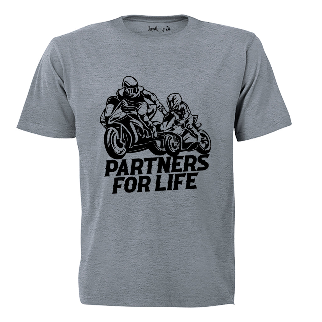 Partners For Life - Biker - Adults - T-Shirt