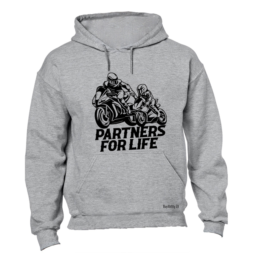 Partners For Life - Biker - Hoodie