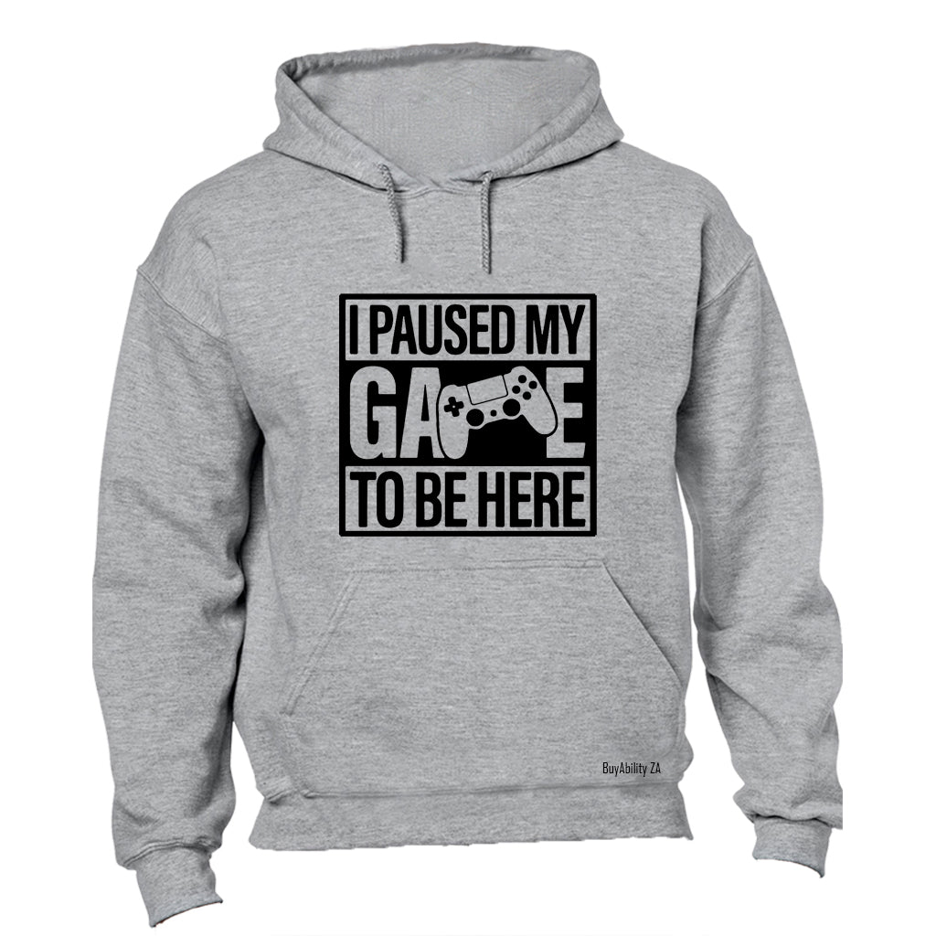 Paused my Game - Square - Hoodie