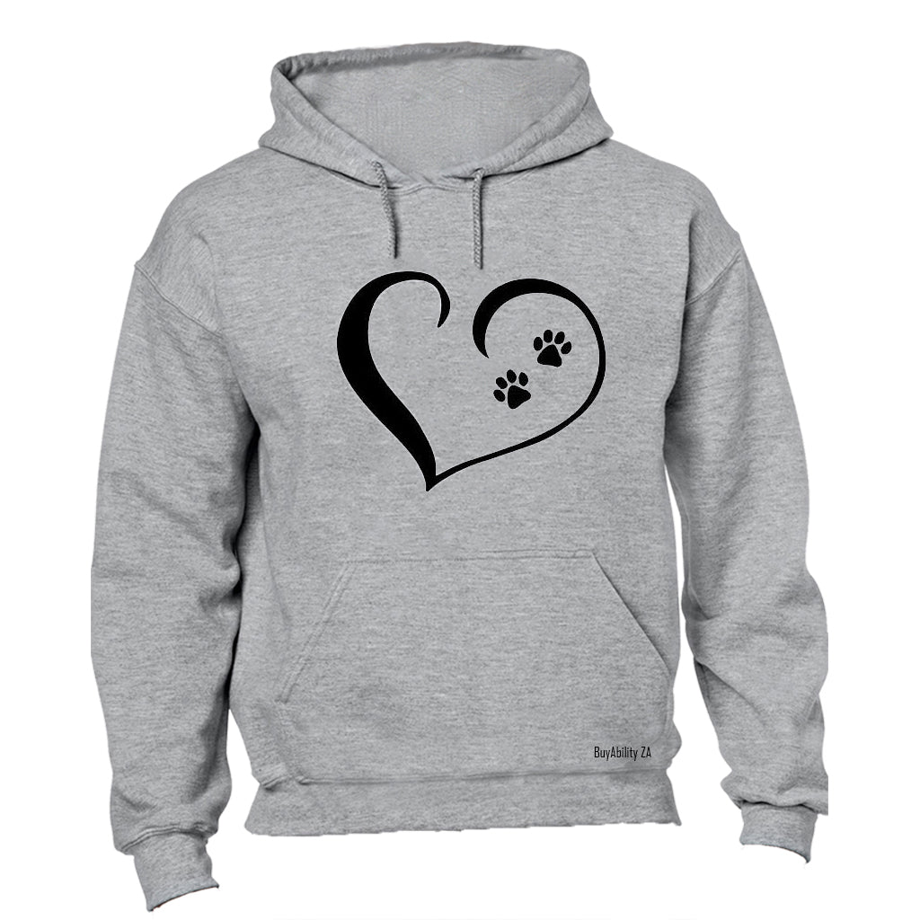 Paw Prints on my Heart! - Hoodie