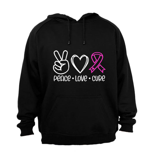 Peace. Love. Cancer Cure - Hoodie - BuyAbility South Africa