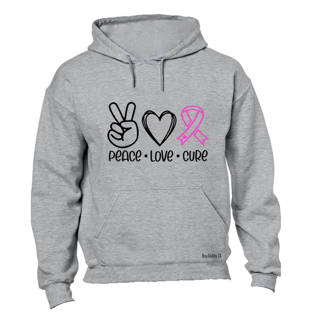 Peace. Love. Cancer Cure - Hoodie