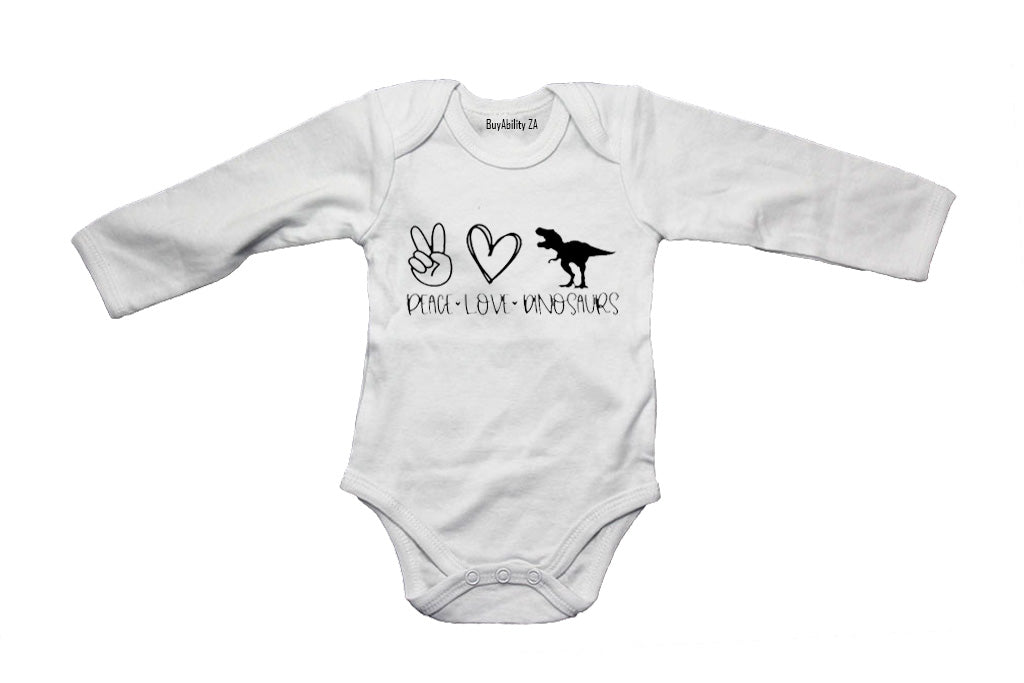 Peace. Love. Dinosaurs - Baby Grow