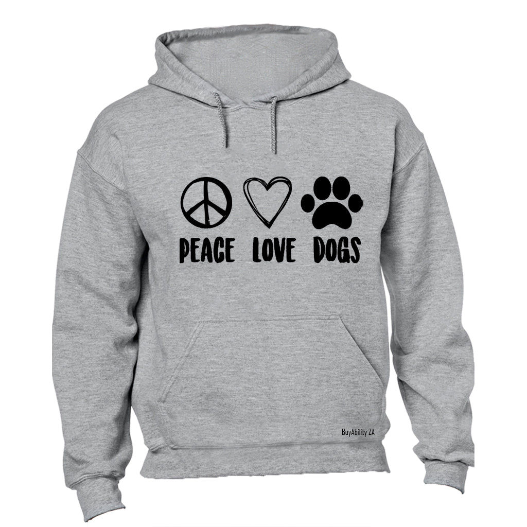 Peace. Love. Dogs - Hoodie