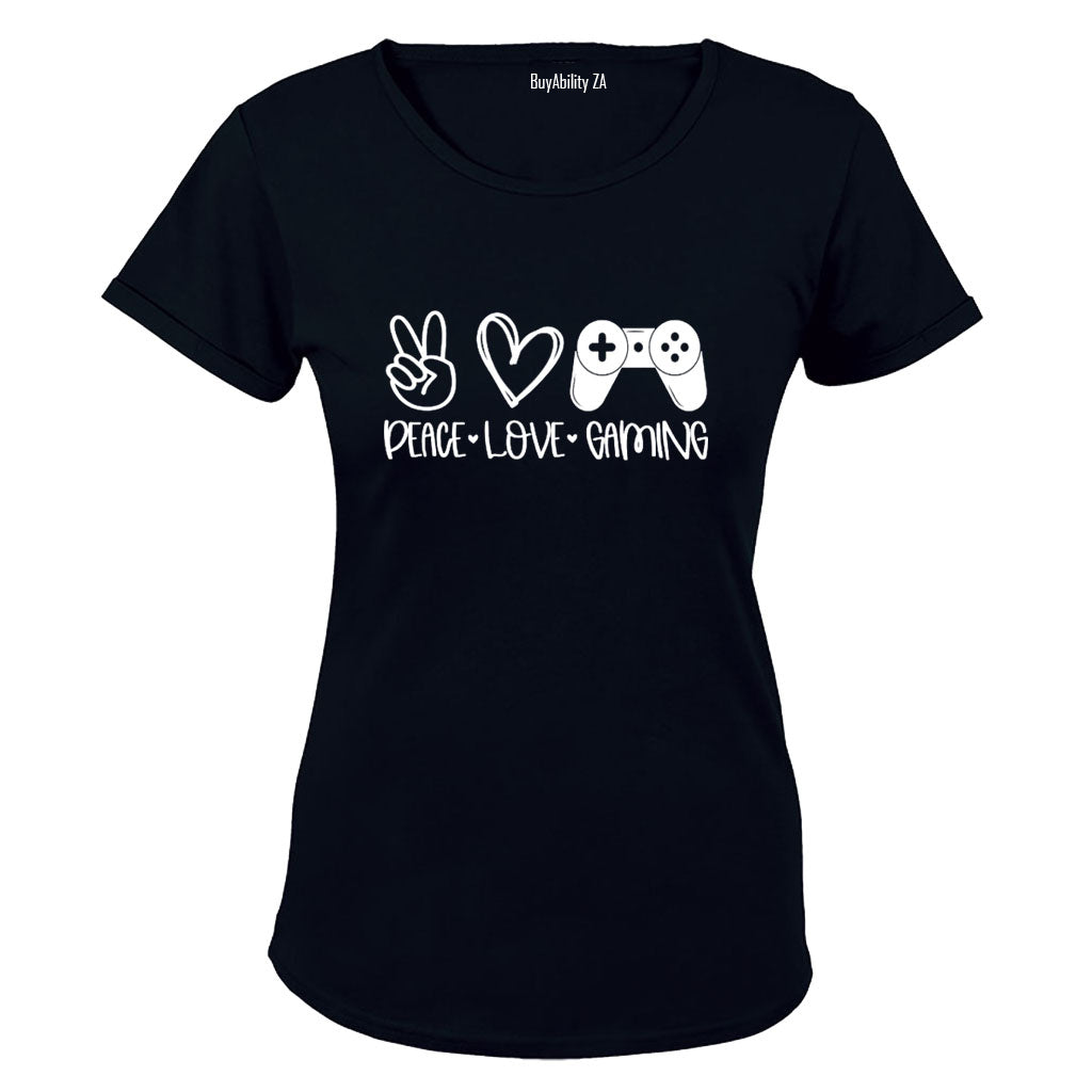 Peace. Love. Gaming - Ladies - T-Shirt