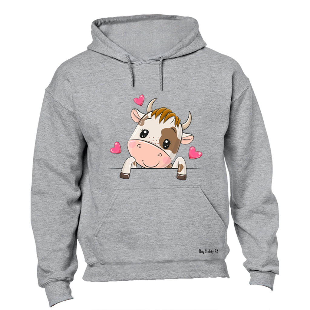 Peeking Cow - Hoodie