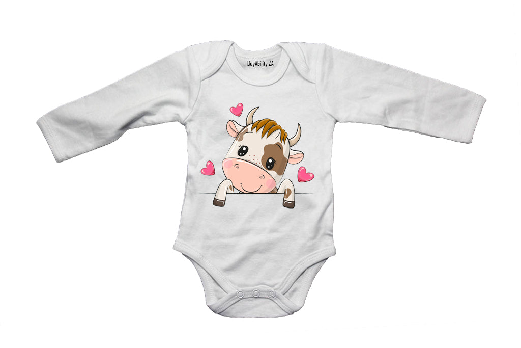 Peeking Cow - Baby Grow