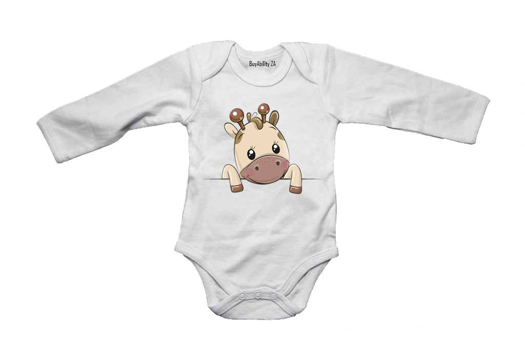 Peeking Giraffe - Baby Grow