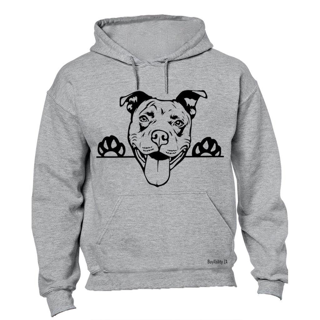 Pitbull - Peeking Dog - Hoodie