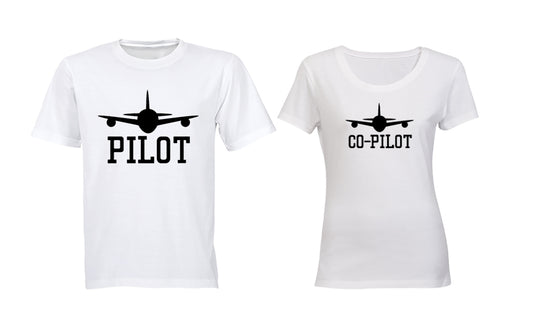 Pilot and Co-Pilot- Couples Tees