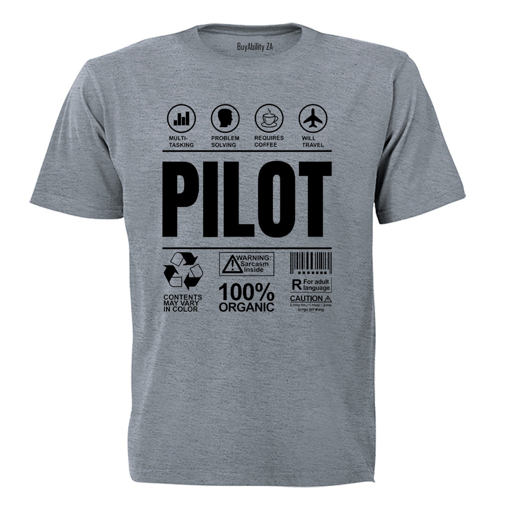 Pilot Label - Adults - T-Shirt - BuyAbility South Africa