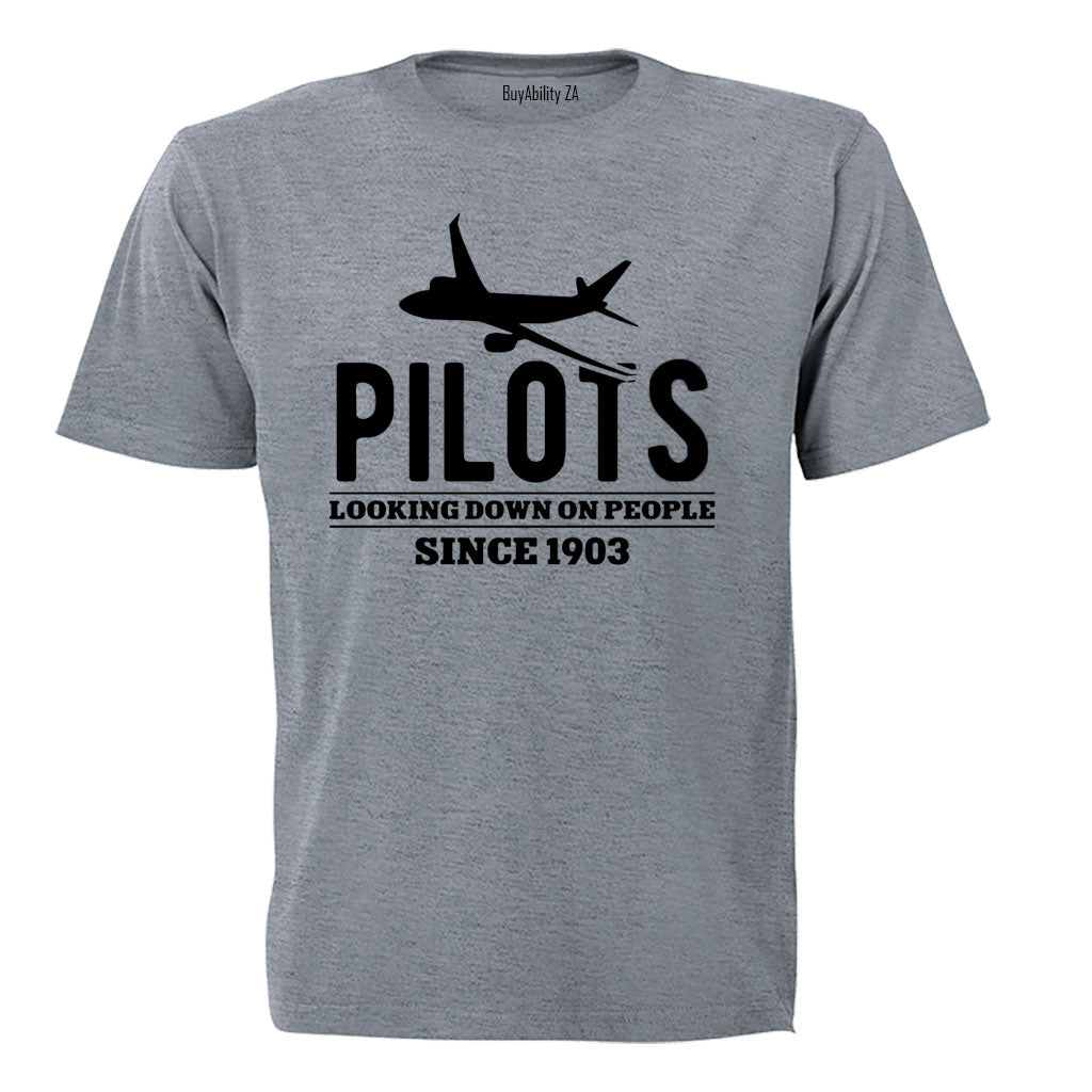 Pilots - Looking Down On People - Adults - T-Shirt