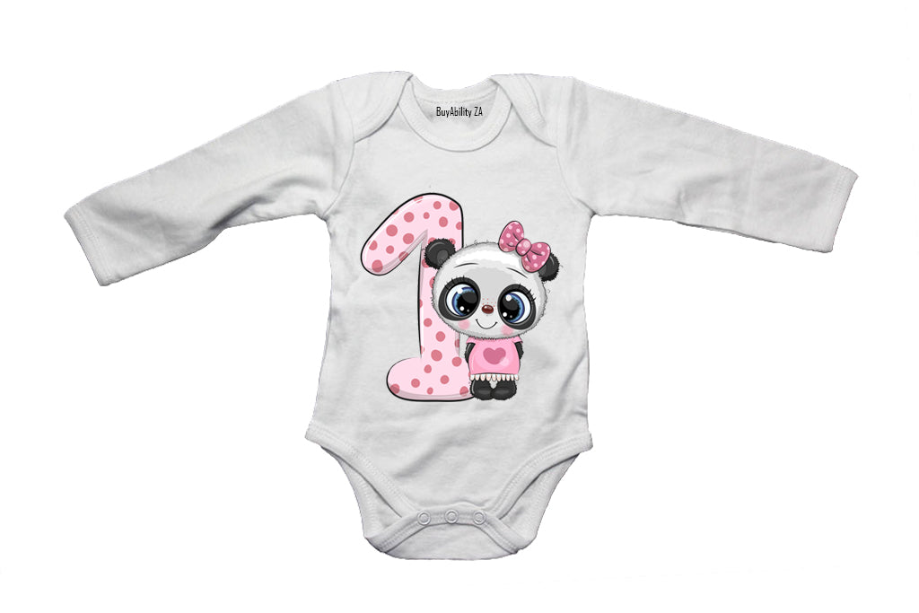 Pink 1 - Panda - Baby Grow