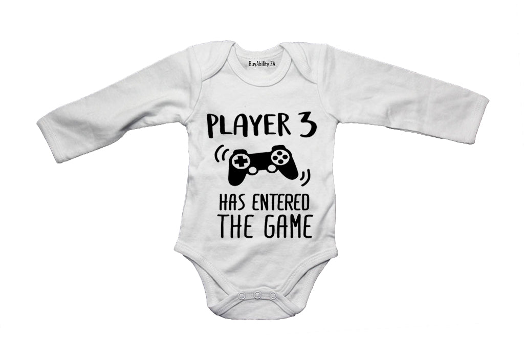 Player 3 Has Entered the Game! - Baby Grow