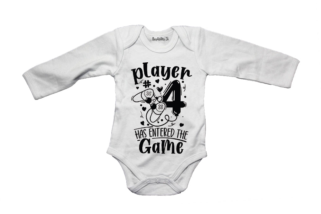 Player 4 Has Entered The Game - Baby Grow - BuyAbility South Africa