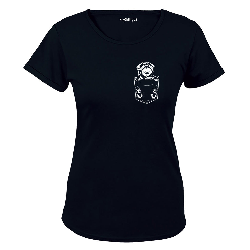 Pocket Pug - Ladies - T-Shirt - BuyAbility South Africa