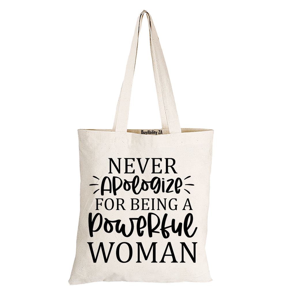 Powerful Woman - Eco-Cotton Natural Fibre Bag - BuyAbility South Africa