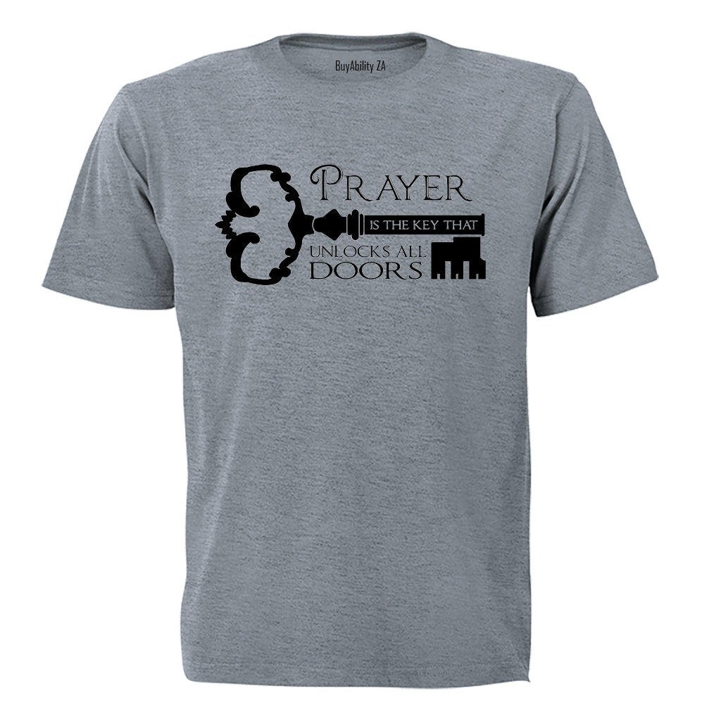 Prayer is the Key - Adults - T-Shirt