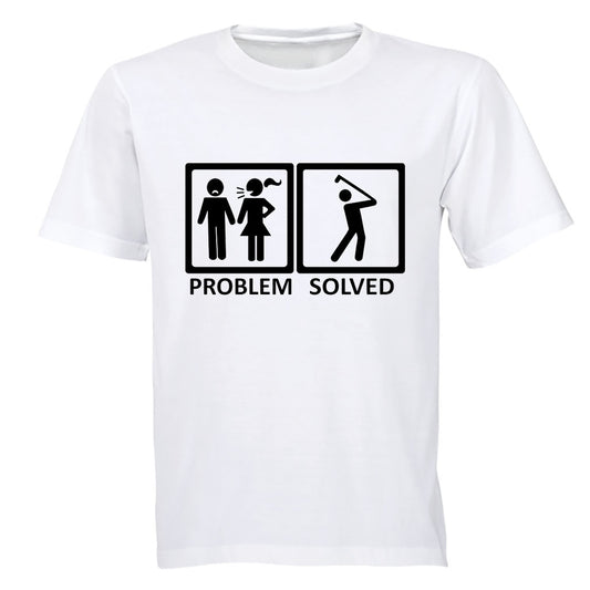 Problem Solved - Golf - Adults - T-Shirt - BuyAbility South Africa