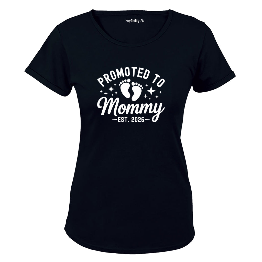 Promoted to Mommy 2026 - Ladies - T-Shirt - BuyAbility South Africa