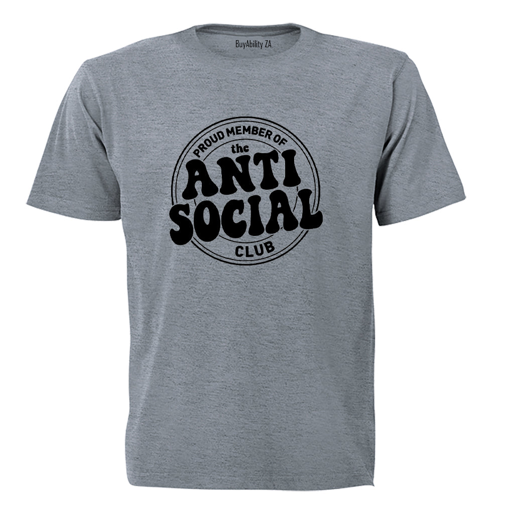 Proud Member - Anti Social Club - Adults - T-Shirt
