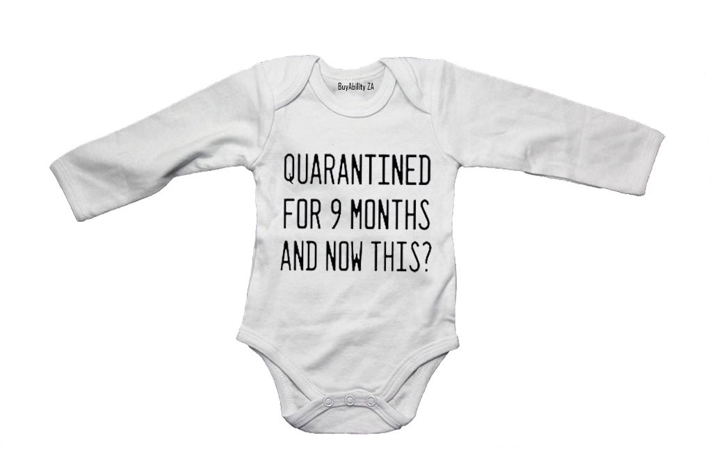 Quarantined for 9 Months - Baby Grow