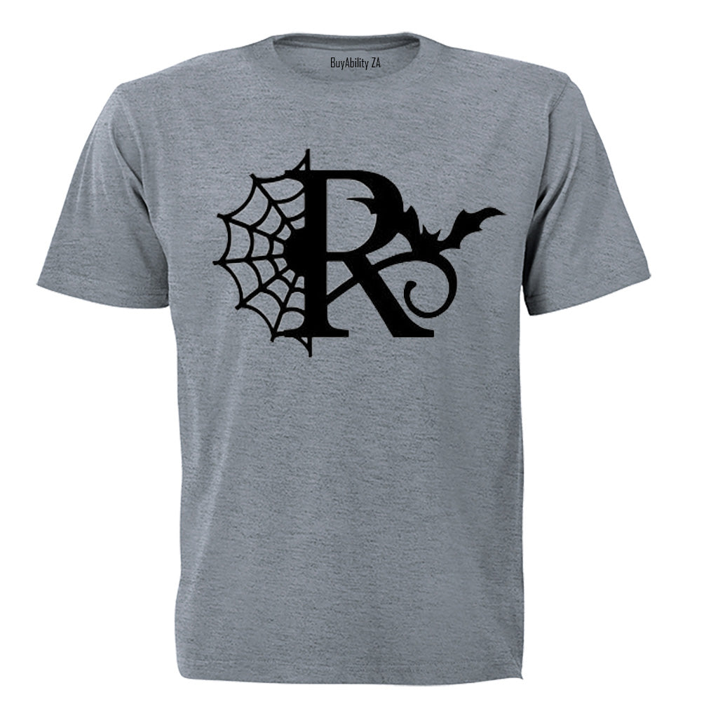 R - Halloween Spiderweb - Kids T-Shirt