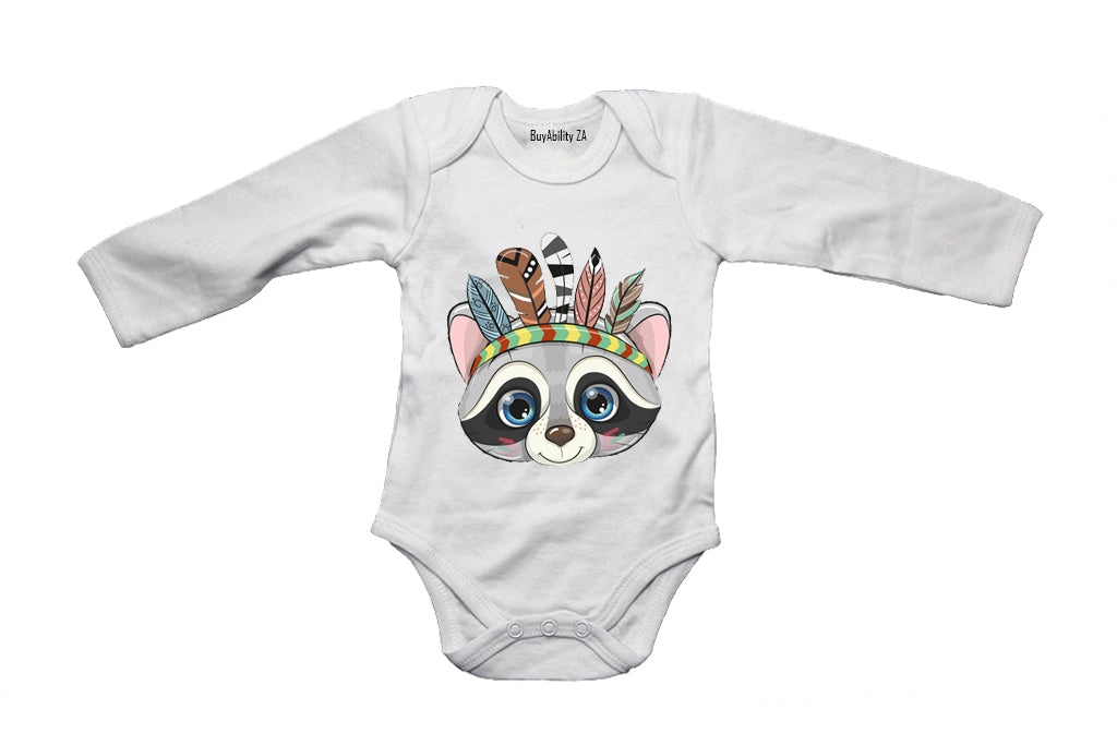 Raccoon Face - Baby Grow