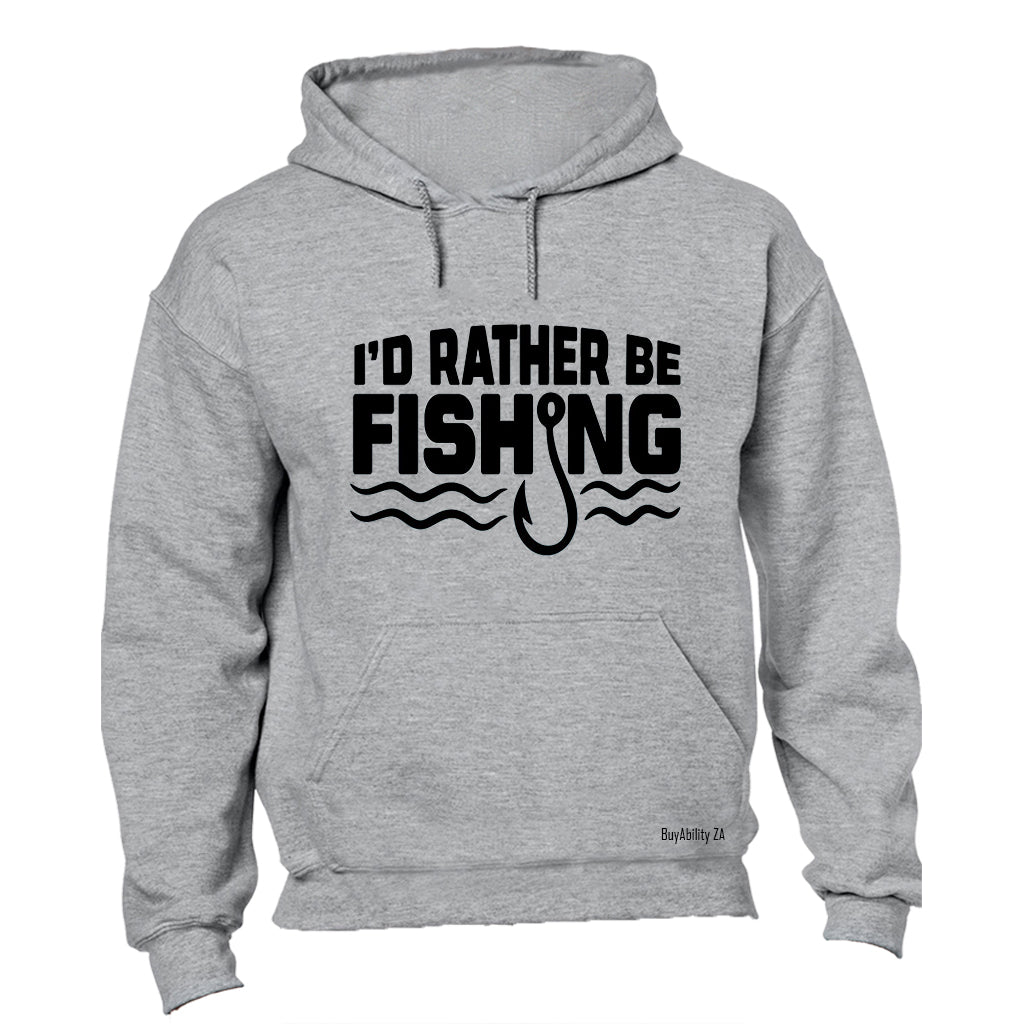 Rather Be Fishing - Hoodie - BuyAbility South Africa