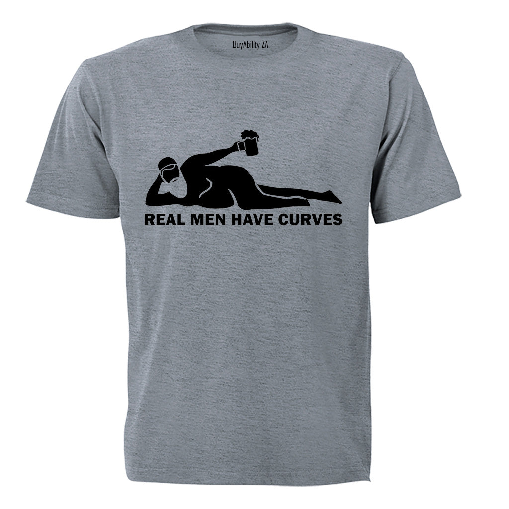 Real Men Have Curves - Adults - T-Shirt