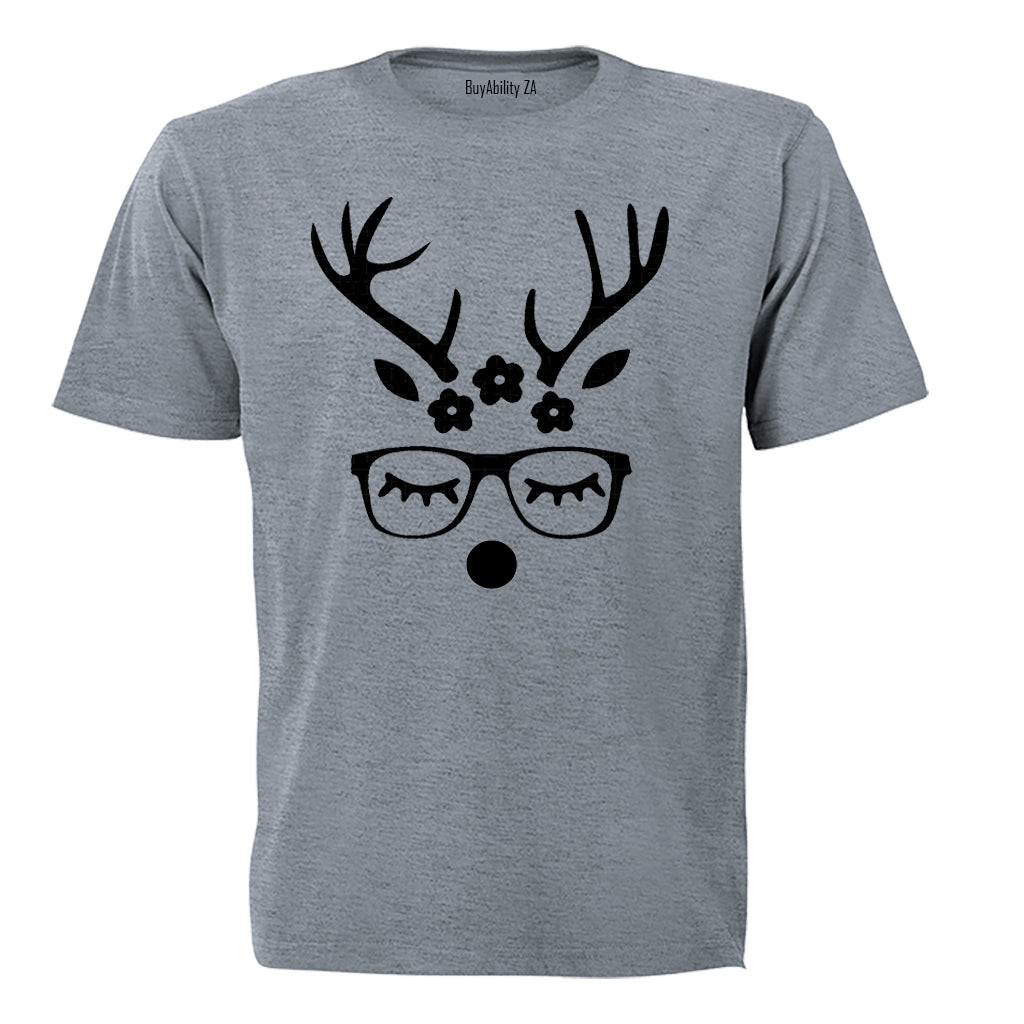 Christmas Miss Reindeer - Kids T-Shirt