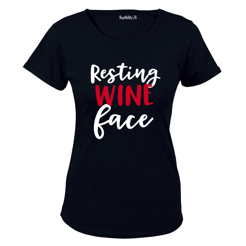 Resting Wine Face - Ladies - T-Shirt