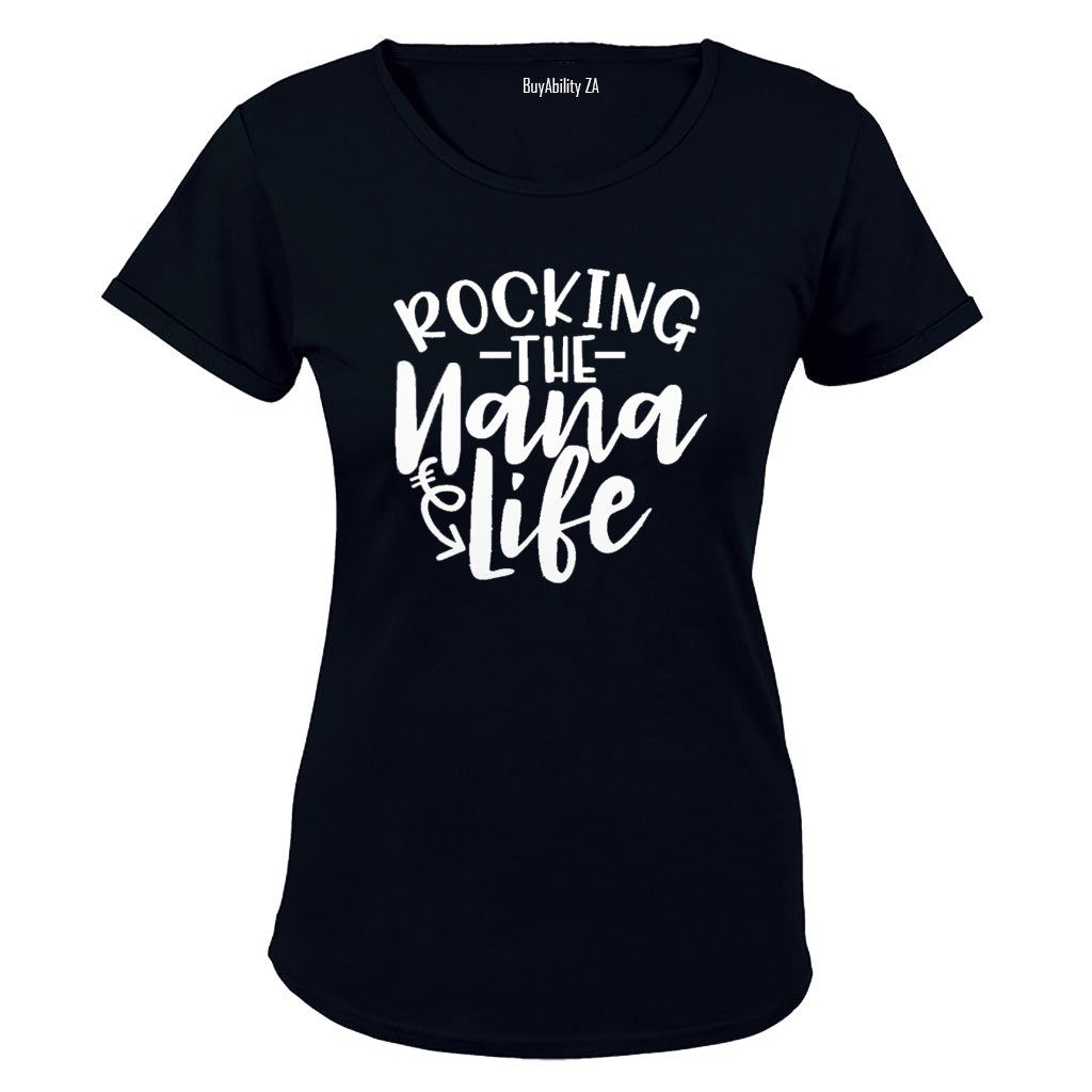 Rocking the Nana Life - Ladies - T-Shirt - BuyAbility