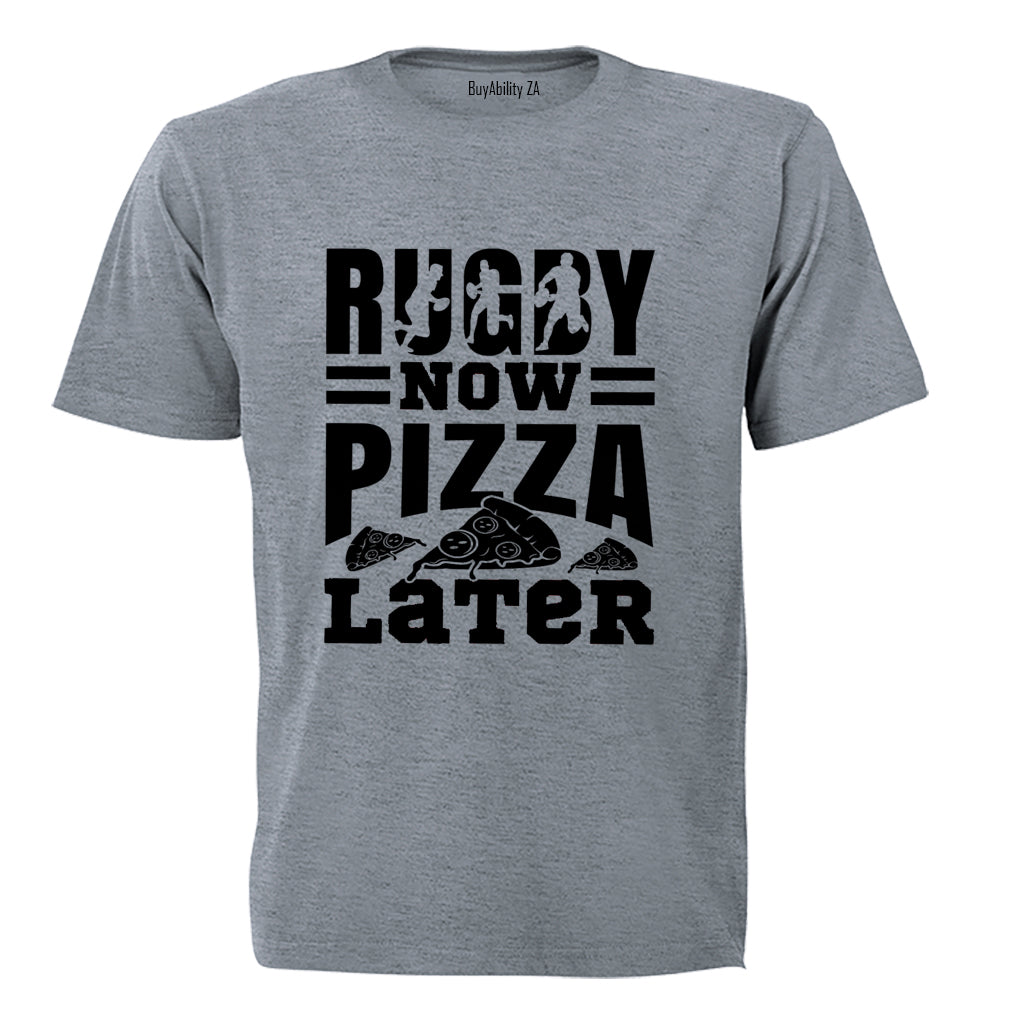 Rugby and Pizza - Kids T-Shirt - BuyAbility South Africa