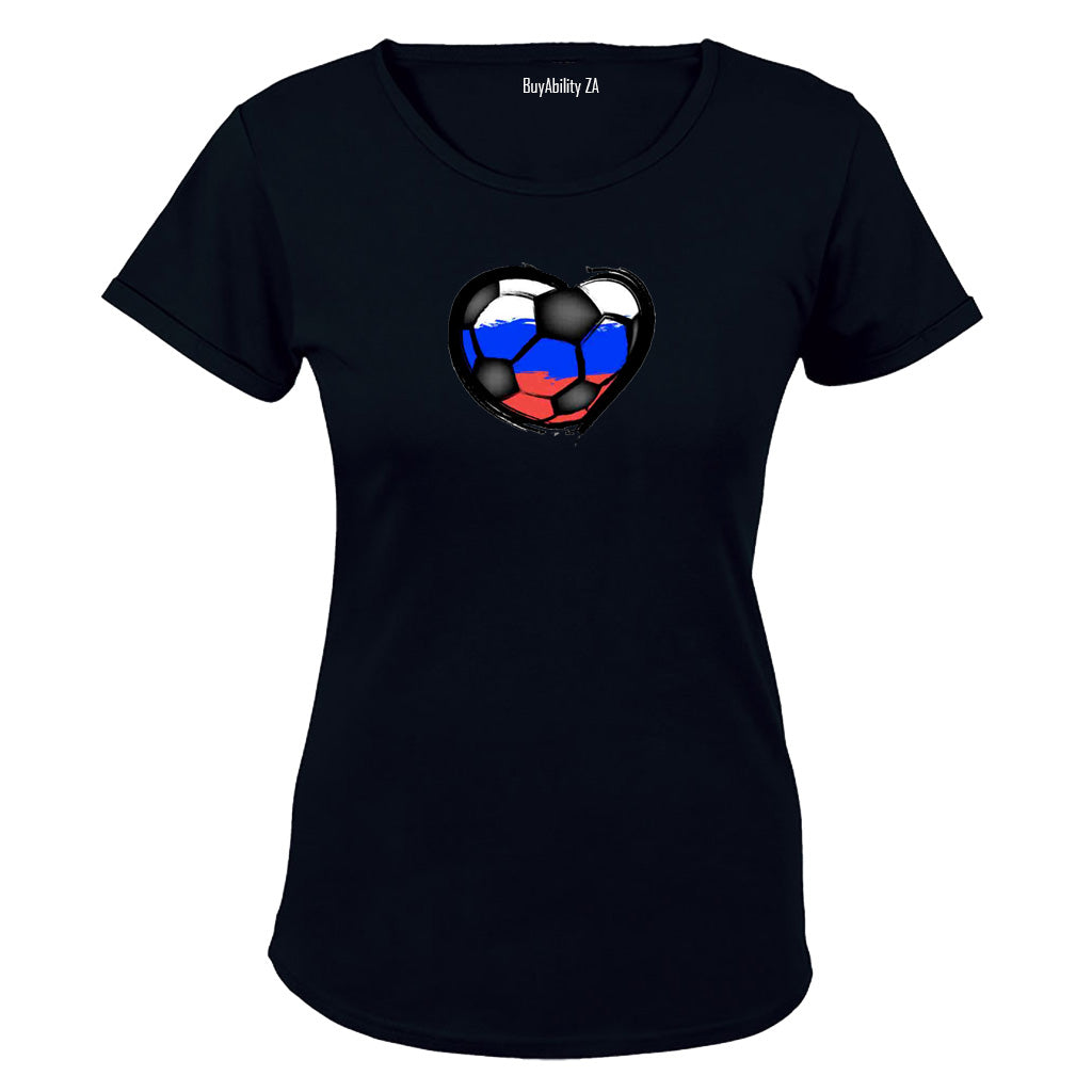 Russia - Soccer Inspired - Ladies - T-Shirt