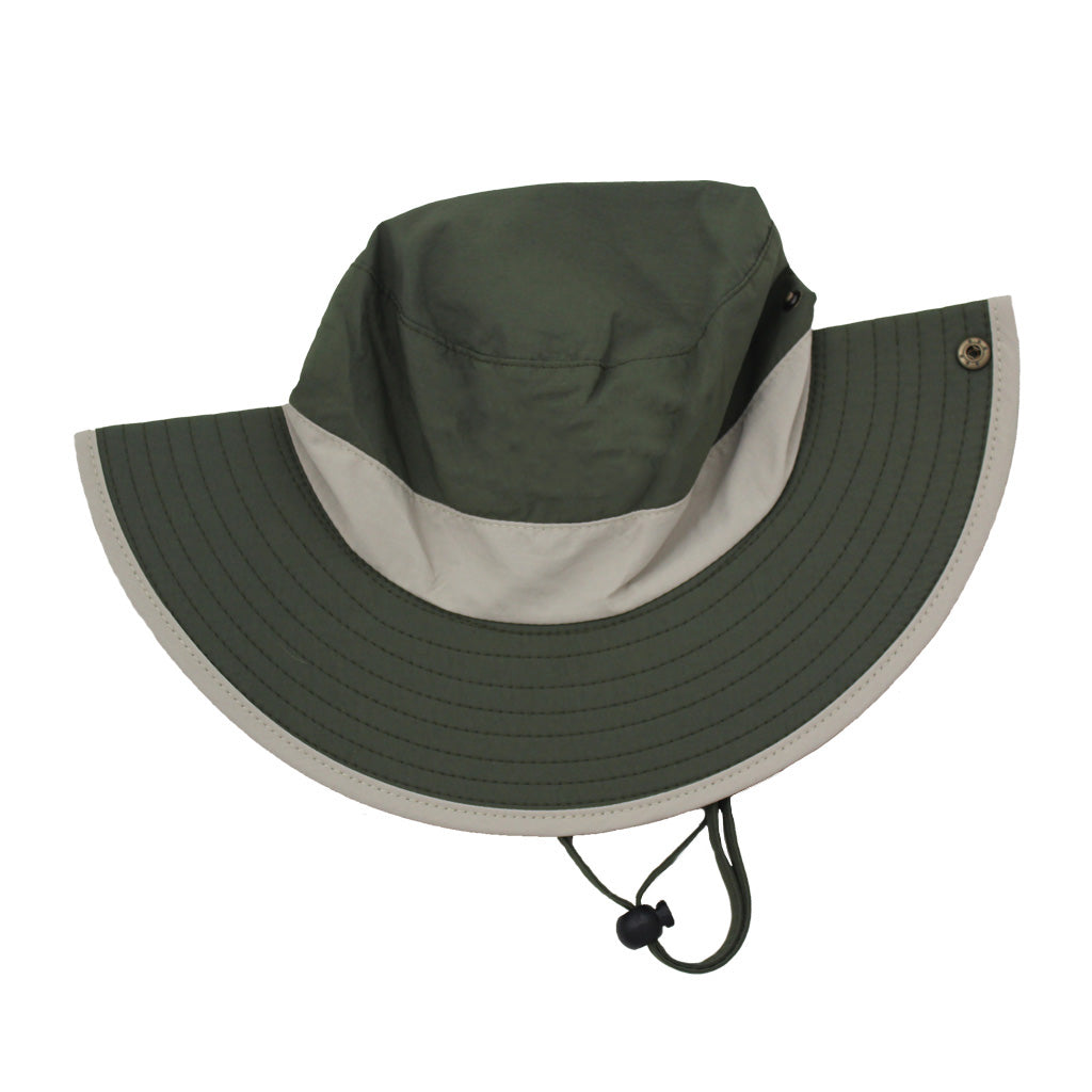 Safari - Green & Beige Hat