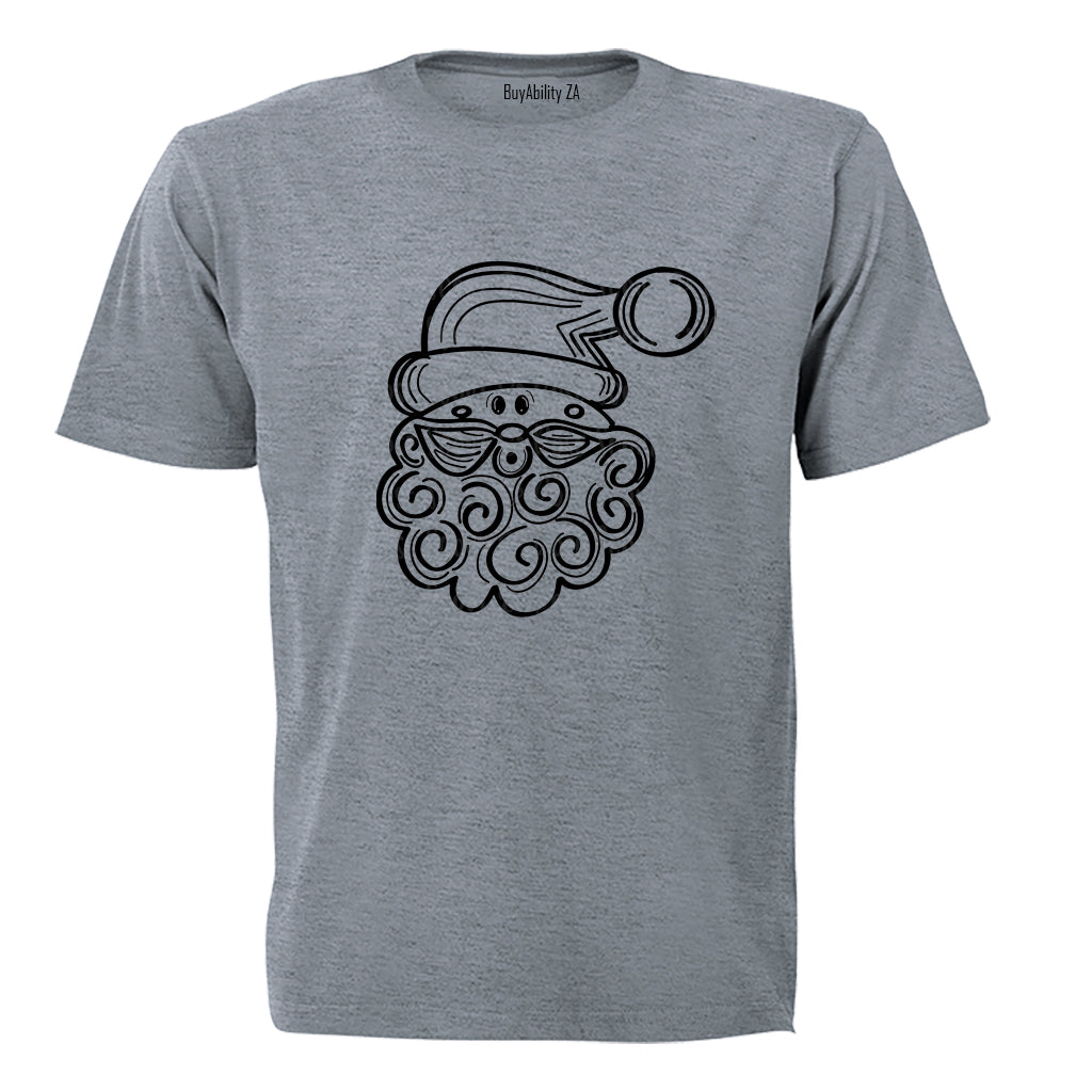 Santa Curls - Christmas - Kids T-Shirt