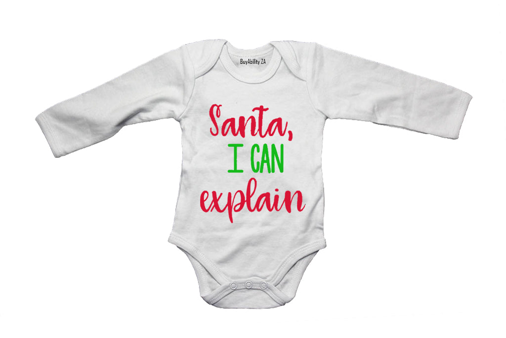 Santa, I can Explain! - Baby Grow