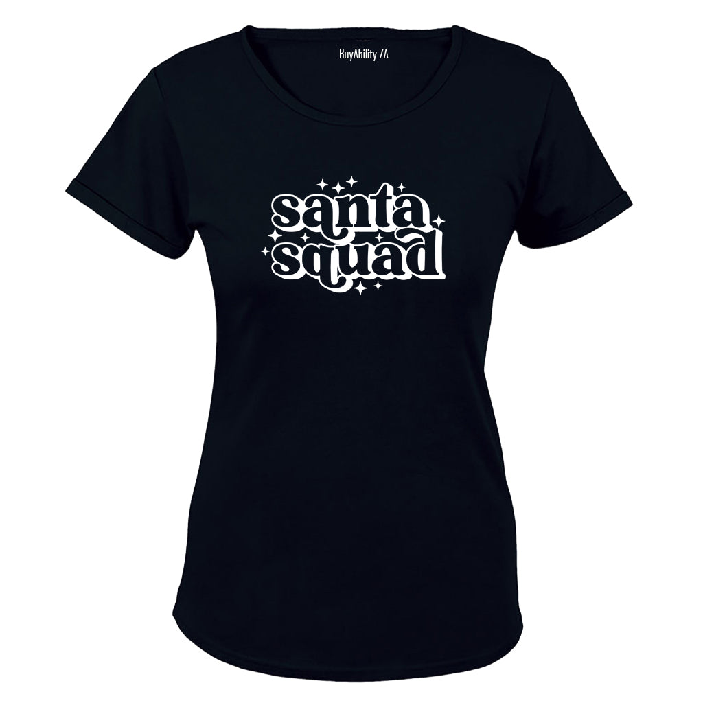 Santa Squad. Stars - Christmas - Ladies - T-Shirt - BuyAbility