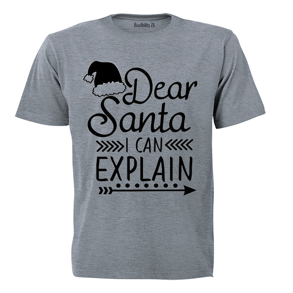 Santa I Can Explain - Christmas - Kids T-Shirt - BuyAbility