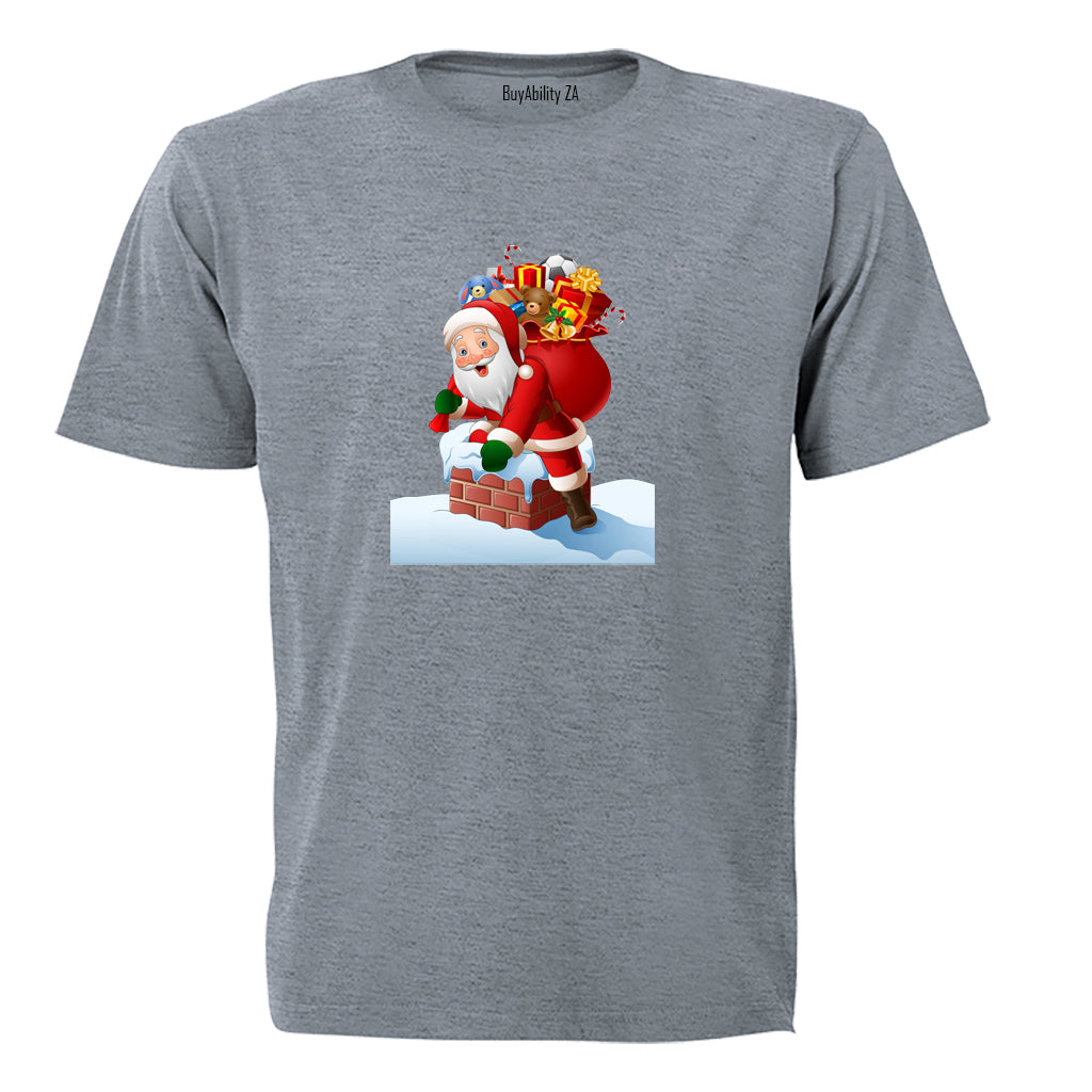 Santa's Visit - Christmas - Kids T-Shirt