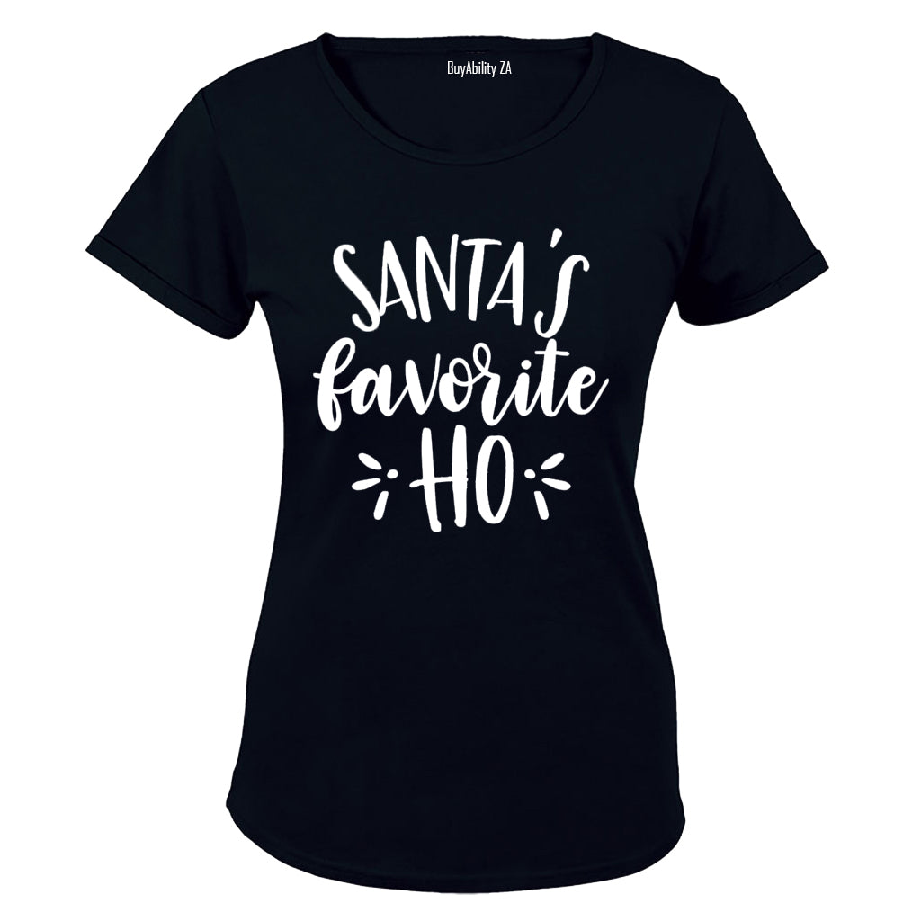 Santa's Favorite - Christmas - Ladies - T-Shirt